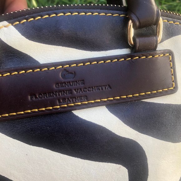 Dooney & Bourke Florentine Vacchetta Zebra - Picture 3 of 11